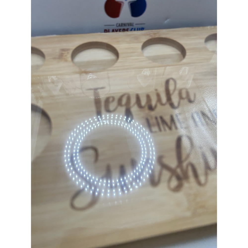 Carnival Players Club Shot glasses and Tequila Shot Tray - Picture 8 of 10
